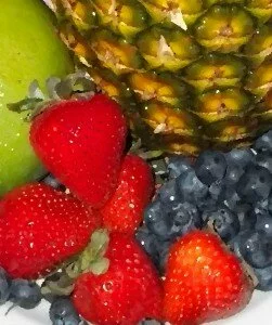 strawberry smoothie recipes image pineapple strawberries blueberries
