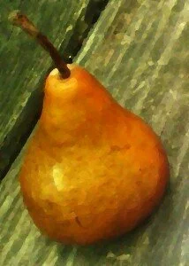 healthy smoothies to burn belly fat include fruits such as the image of a pear